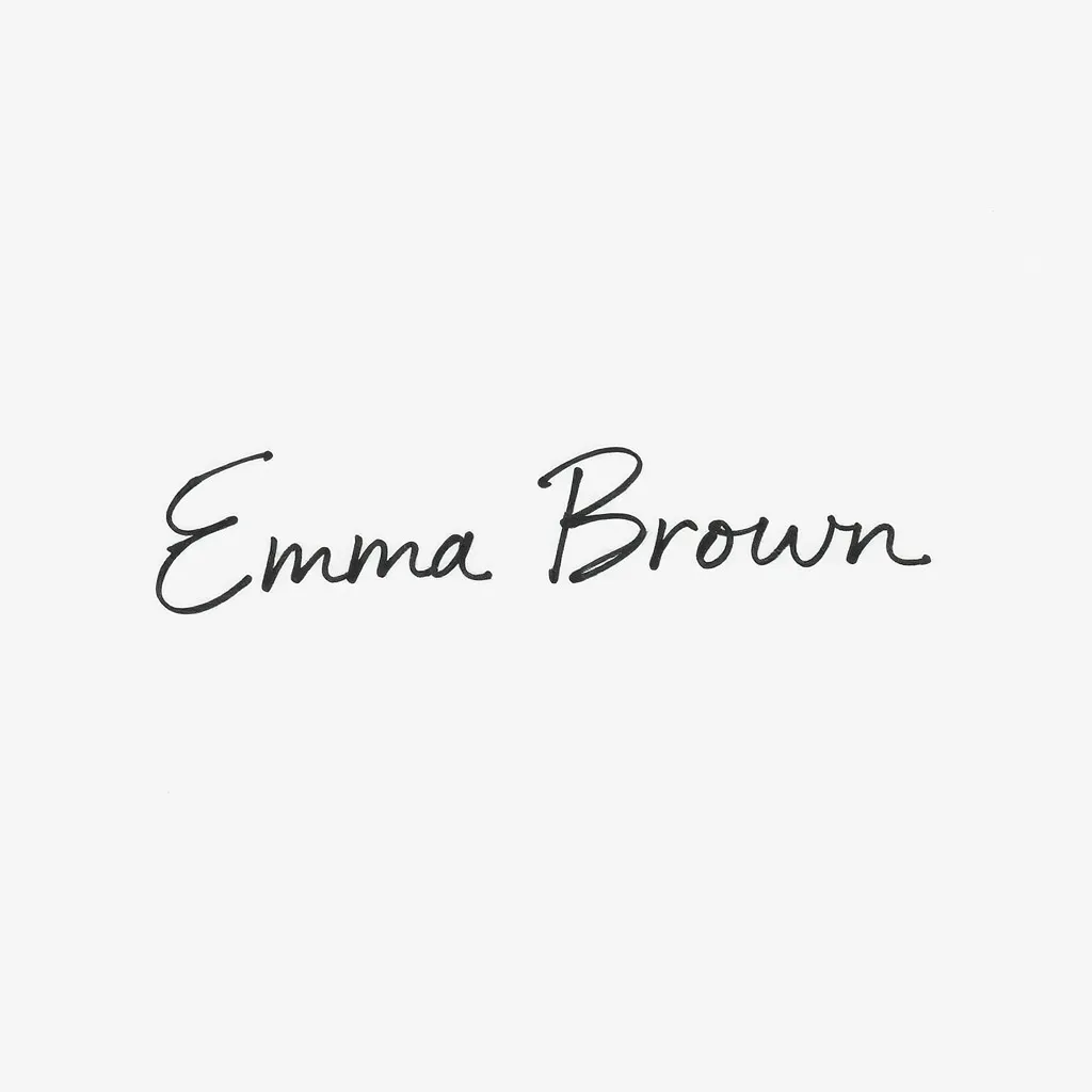 Emma Brown - Formal signature